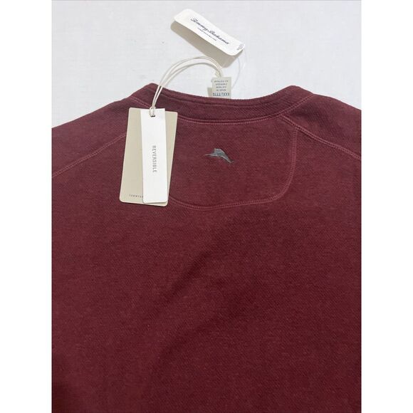 Tommy Bahama Men's Reversible Flipshore Abaco Size 3XL Black Cherry Heather NWT - Picture 8 of 9